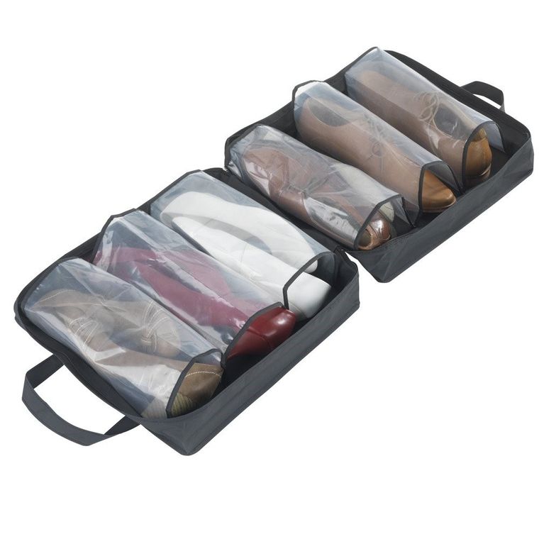 Torba podróżna na buty, organizer na 6 par