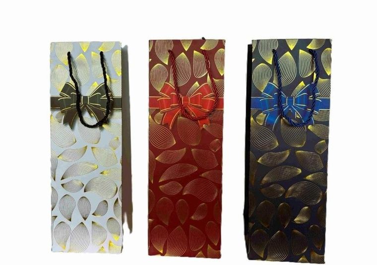 Torba prezentowa, butelka, 1 szt.