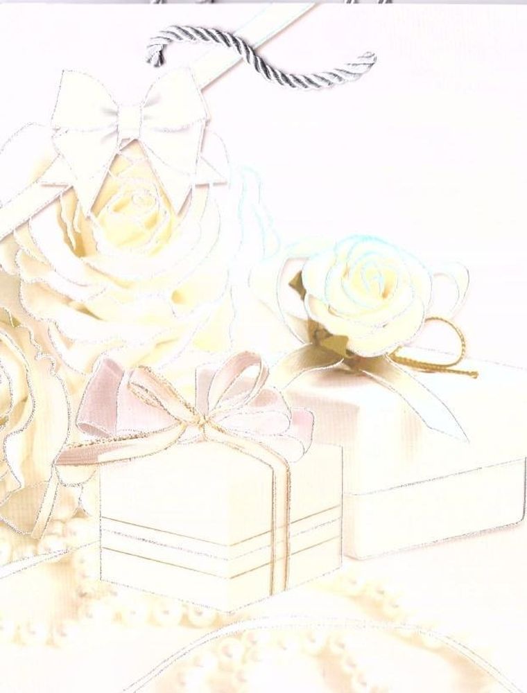 Torba prezentowa, kwiaty, rozmiar M, 1 szt.