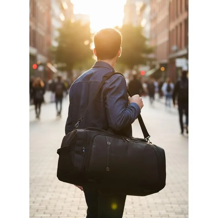 Torba sportowa, czarna, Peterson