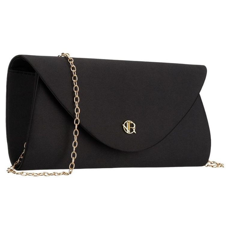 Torebka kopertówka, czarna, Rovicky