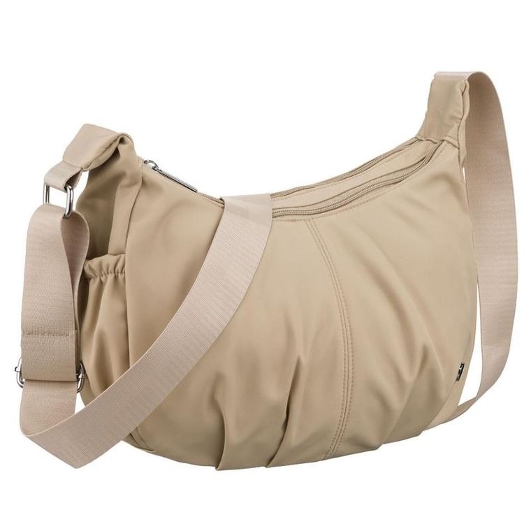 Torebka listonoszka, beżowa, Peterson