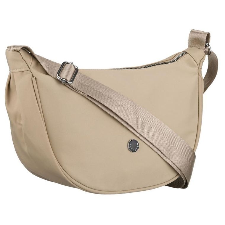 Torebka listonoszka, beżowa, Peterson