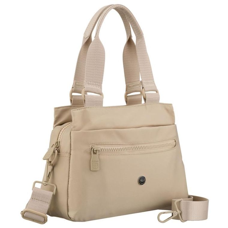 Torebka listonoszka, beżowa, Peterson