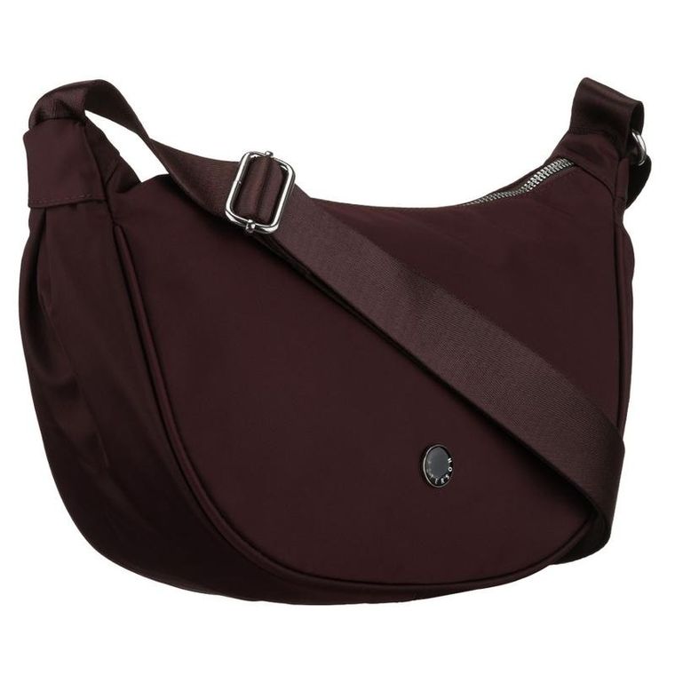 Torebka listonoszka, bordowa, Peterson