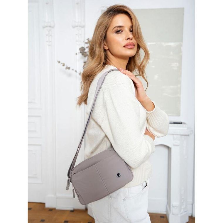 Torebka listonoszka, fioletowa, Peterson