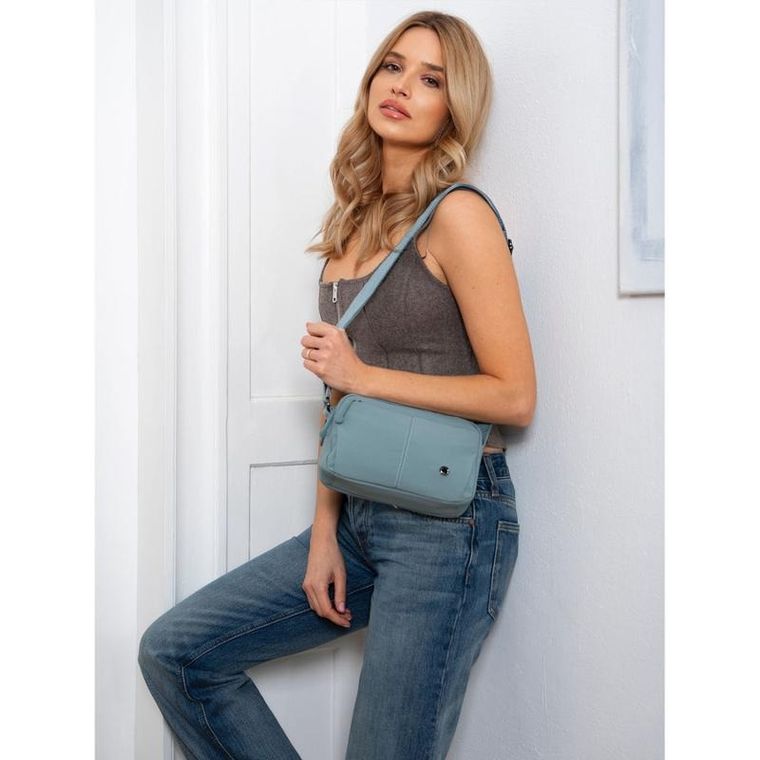 Torebka listonoszka, niebieska, Peterson