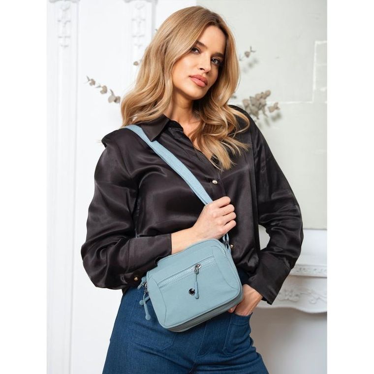 Torebka listonoszka, niebieska, Peterson