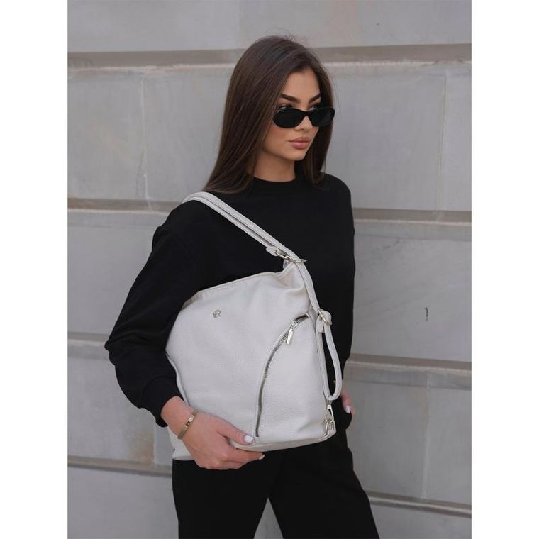 Torebka shopper, beżowa, Rovicky