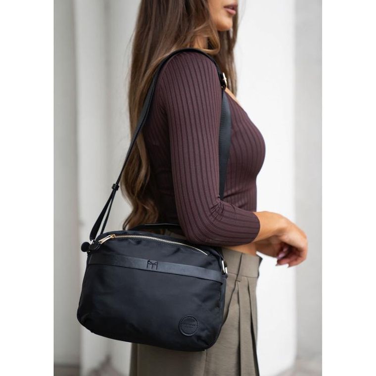 Torebka shopper, czarna, Peterson