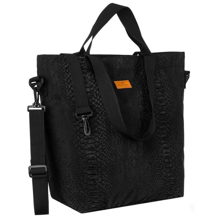 Torebka shopper, czarna, Rovicky