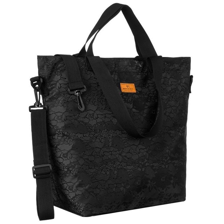 Torebka shopper, czarna, Rovicky