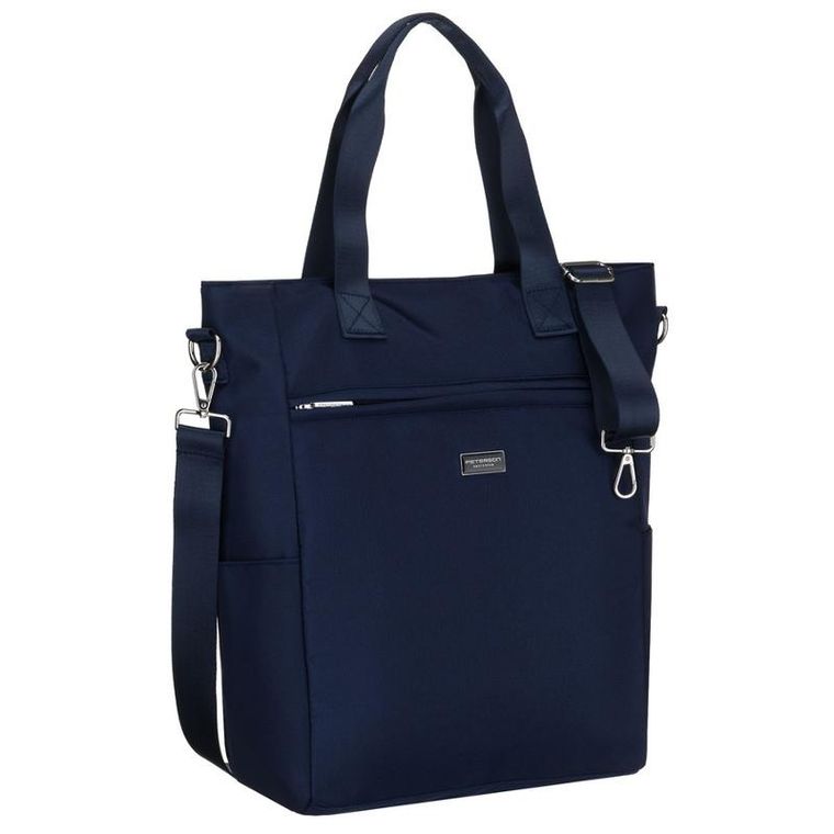 Torebka shopper, granatowa, Peterson