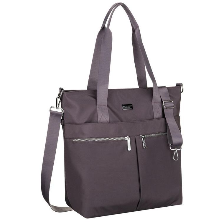 Torebka shopper, szara, Peterson