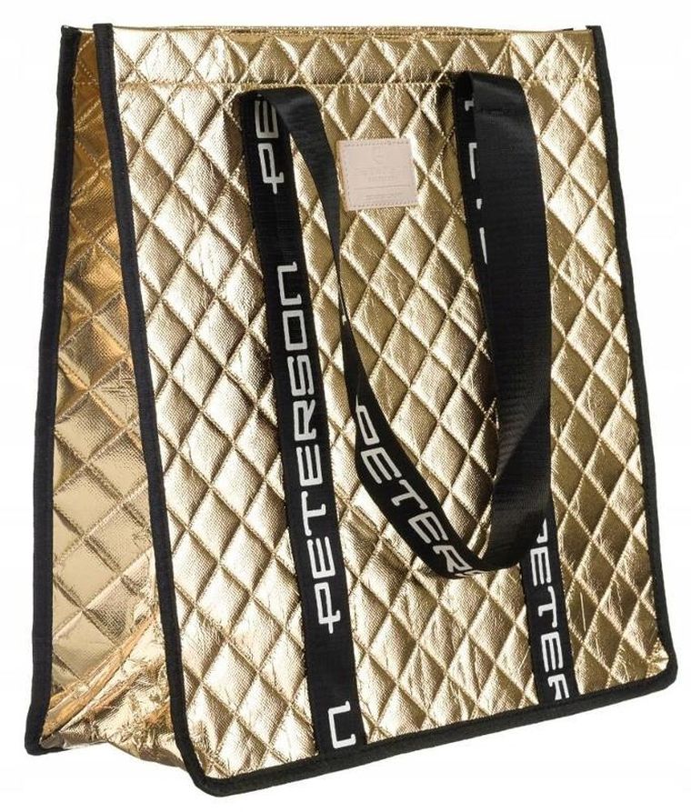Torebka shopper, złota, Peterson