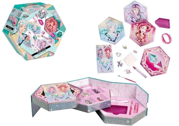 Totum, Bling Bling, szkatułka rozkładana, zestawdo tworzenia biżuterii