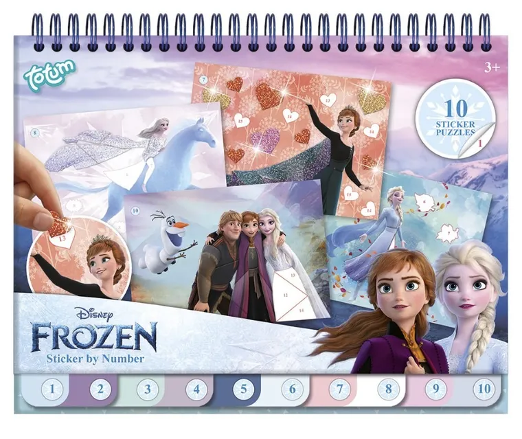 Totum, Kraina Lodu, wyklejanie po numerach