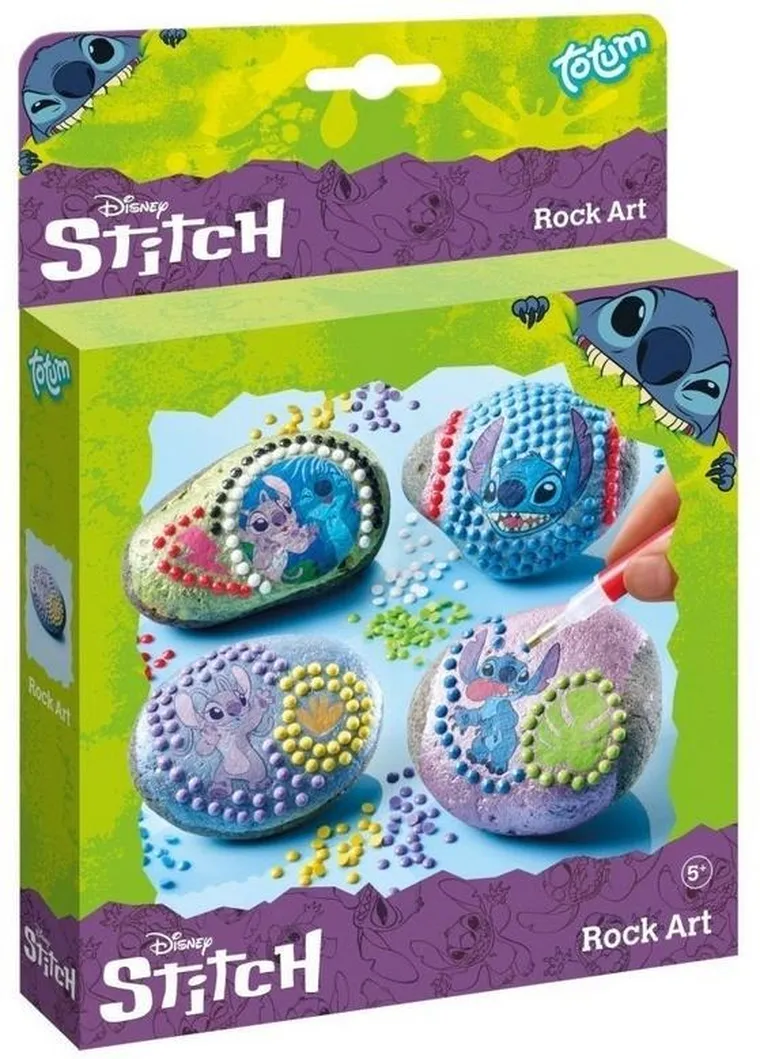 Totum, Lilo i Stitch, kamyczki, zestaw do ozdabiania kamieni