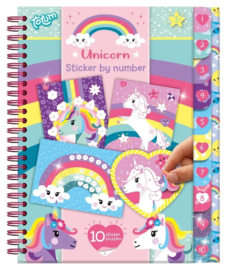 Totum, Unicorn, wyklejanie po numerach