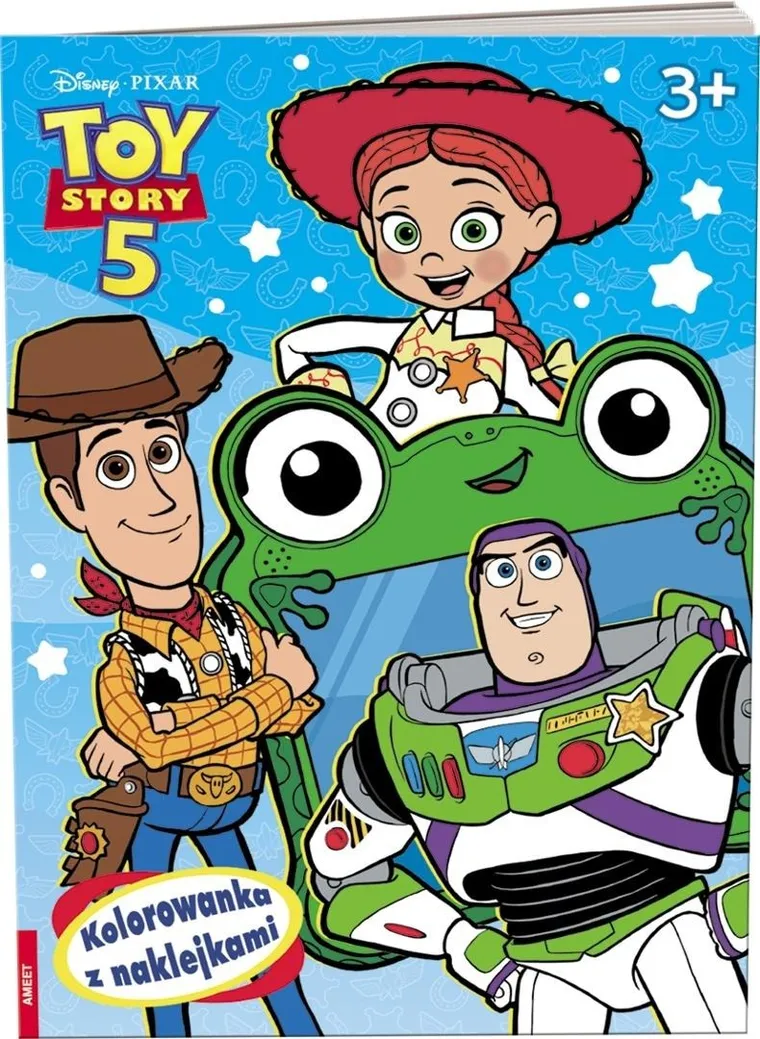 Toy Story 5. Kolorowanka z naklejkami