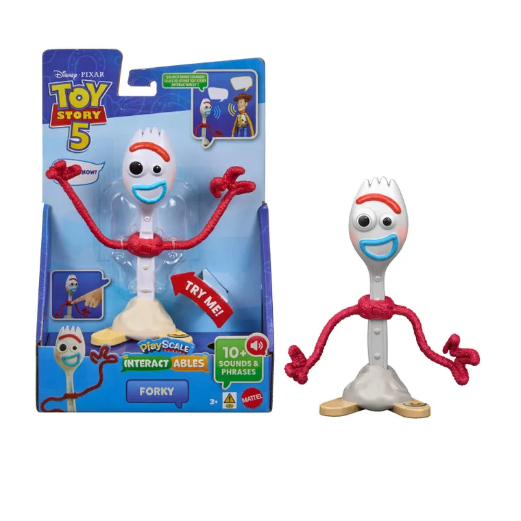 Toy Story 5, Sztuciek, interaktywna mówiąca figurka, skala 18 cm