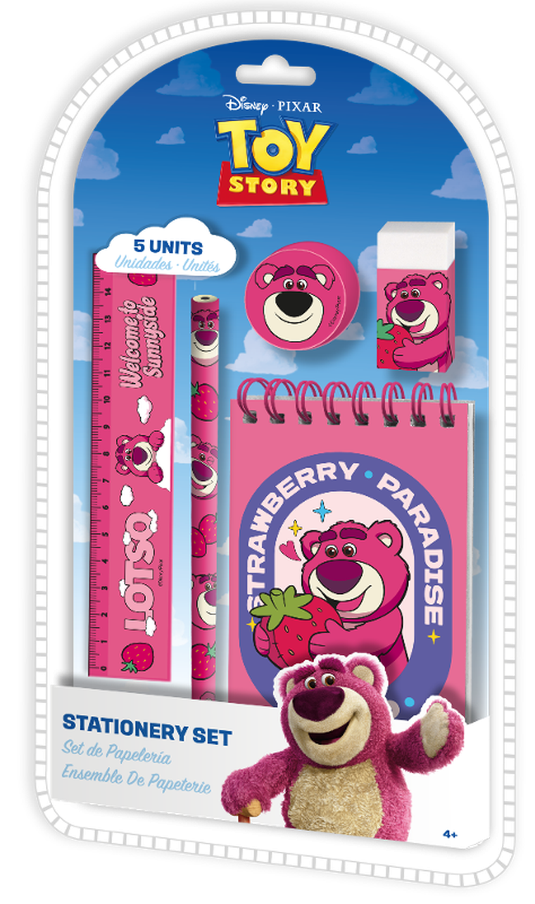 Toy Story, zestaw piśmienniczy, 5 elementów