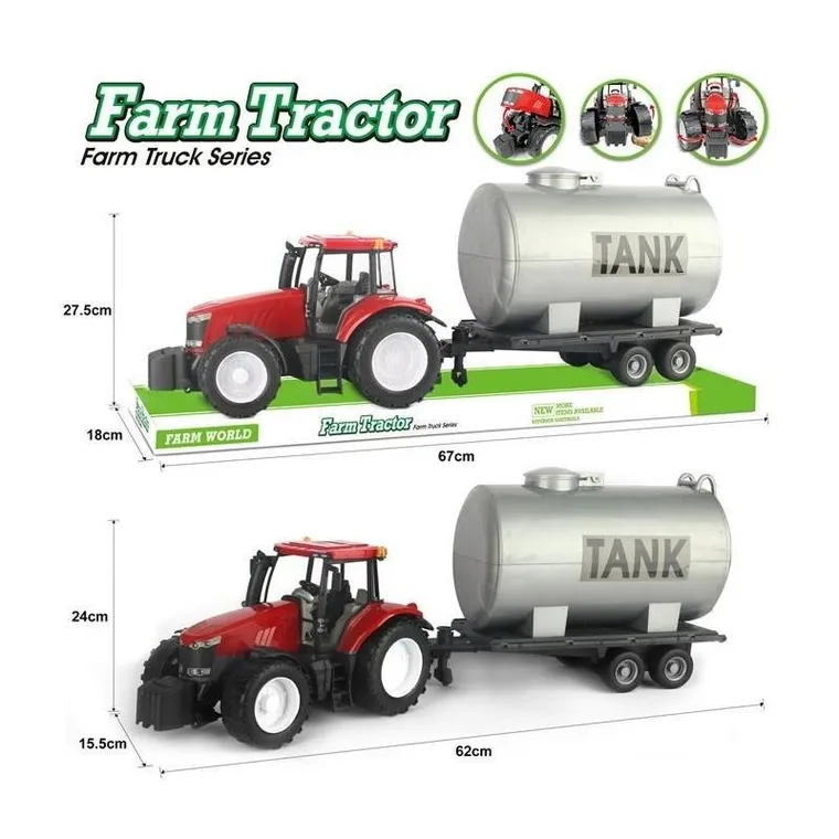 Toys, traktor z beczkowozem