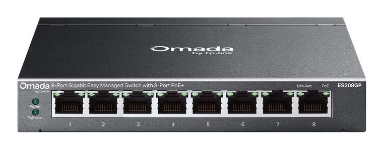 TP-Link, switch, ES208GP Omada Easy Managed