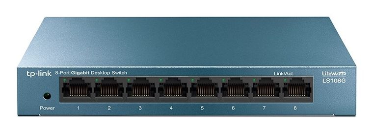 TP-Link, switch, TL-LS108G (8x 10/100/1000Mbps)