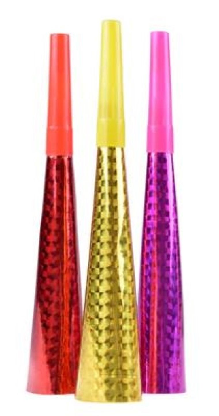 Trąbki holograficzne, 3 szt.