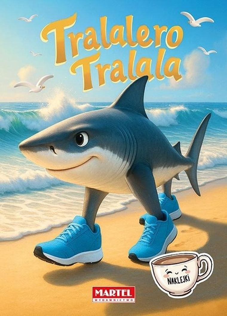 Tralalero Tralala. Kolorowanka z naklejkami