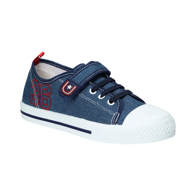 Trampki chłopięce, niebieskie, American Club