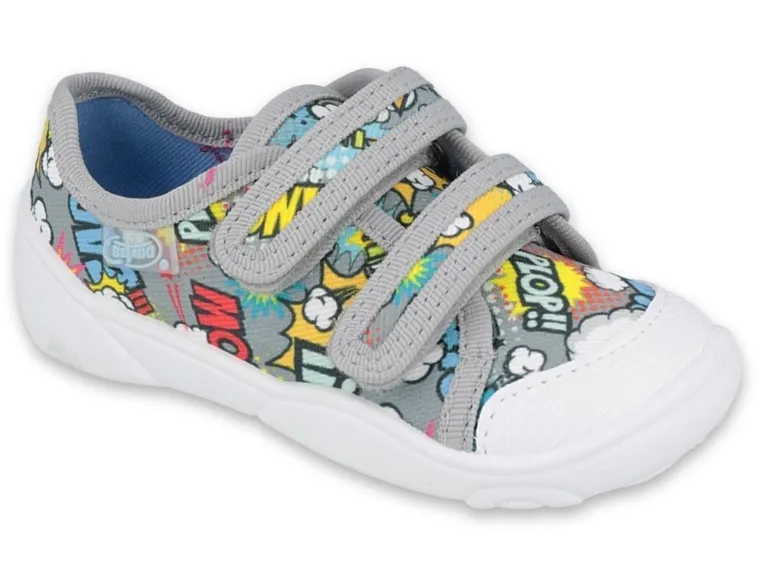 Trampki chłopięce, szare, Befado