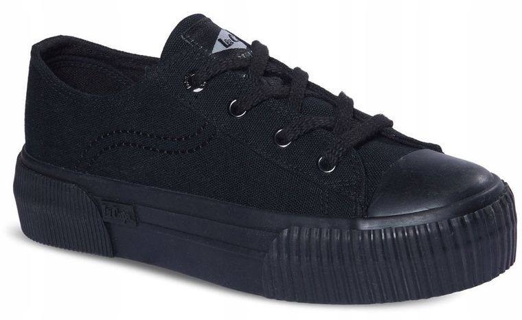 Trampki damskie, czarne, Lee Cooper