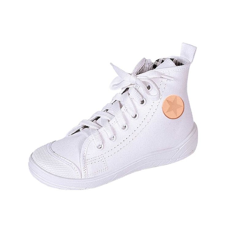 Trampki dziecięce, białe, Nazo