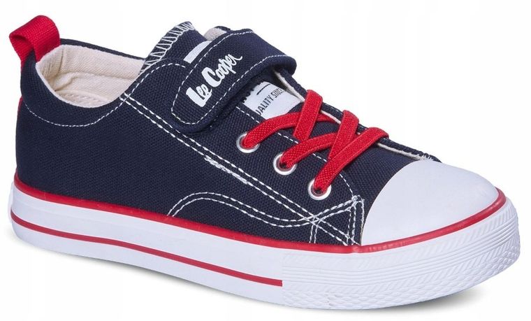 Trampki dziecięce, granatowe, Lee Cooper