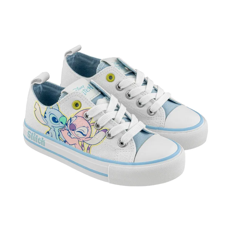 Trampki dziewczęce, białe, Lilo i Stitch, Leomil