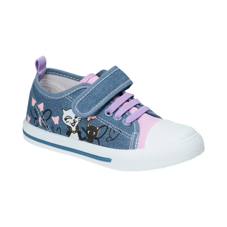 Trampki dziewczęce, niebieskie, American Club