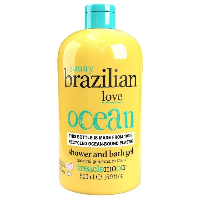Treaclemoon, Sunny Brazilian Love, żel pod prysznic i do kąpieli, ocean, 500 ml