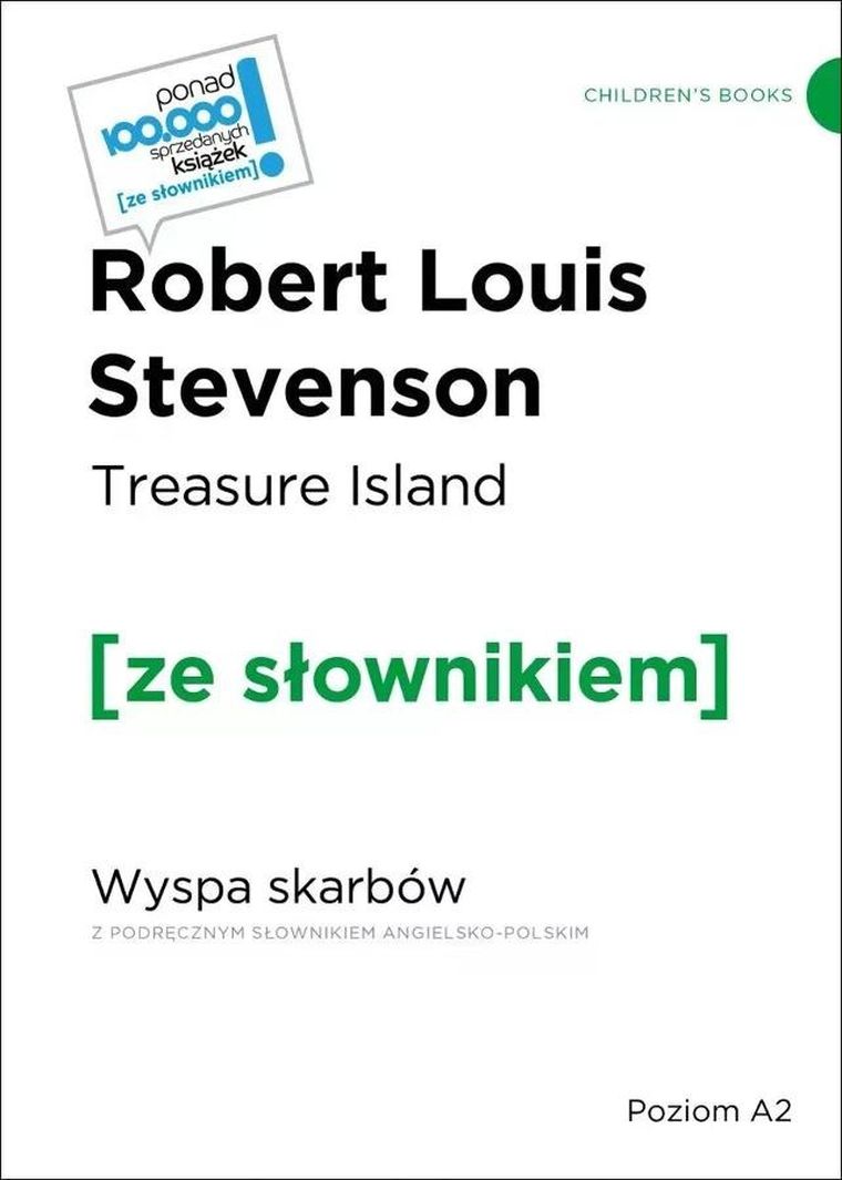 Treasure Island. Wyspa skarbów z podręcznym słownikiem angielsko-polskim. Poziom A2