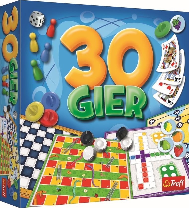 Trefl, 30 gier, klasyczne gry familijne