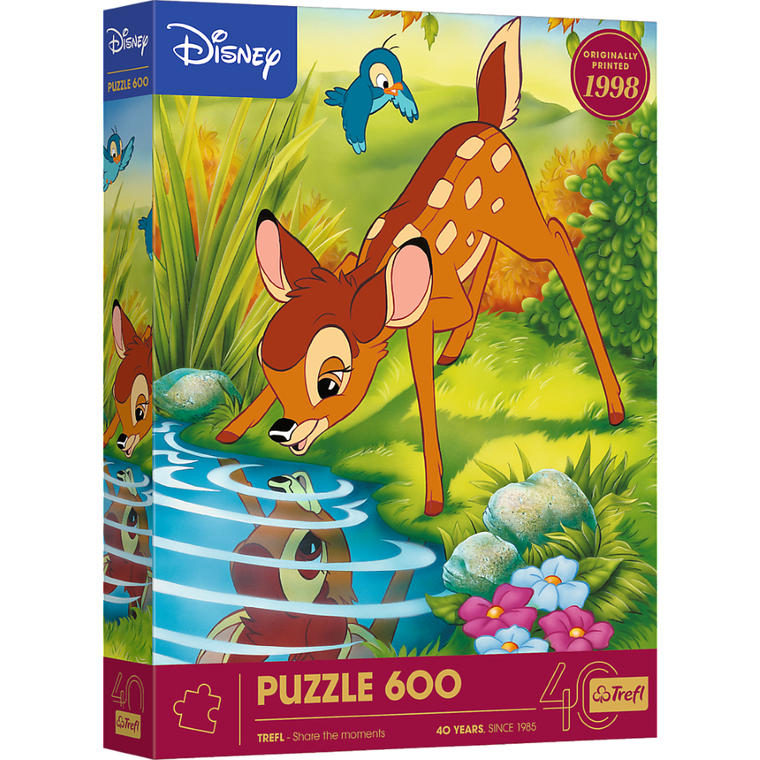 Trefl, 40-lecie, Disney, Bambi, puzzle, 600 elementów