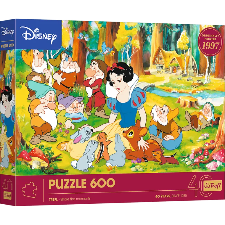 Trefl, 40-lecie, Disney, Królewna Śnieżka, puzzle, 600 elementów