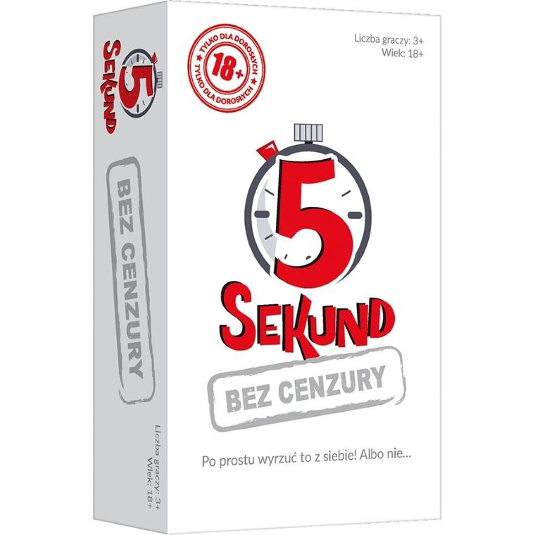 Trefl, 5 Sekund, Bez cenzury, gra towarzyska