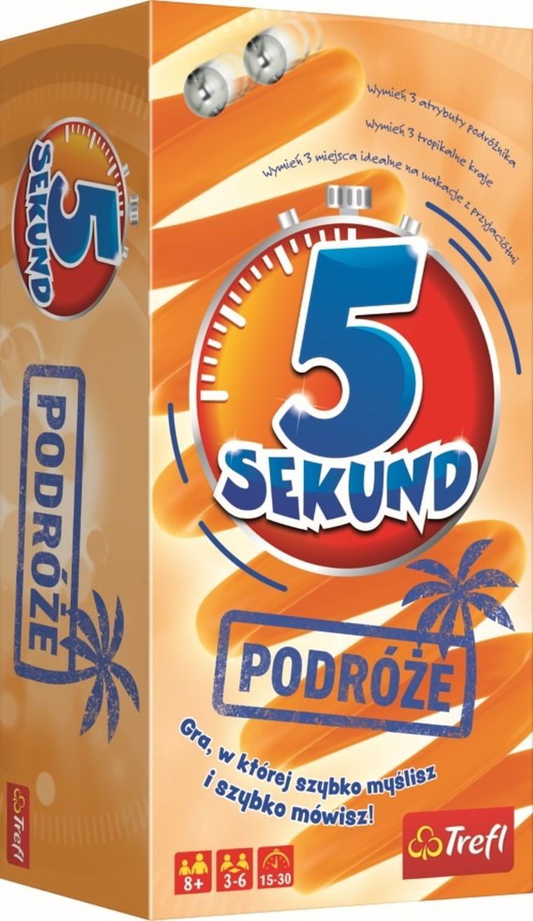 Trefl, 5 Sekund Podróże, gra familijna