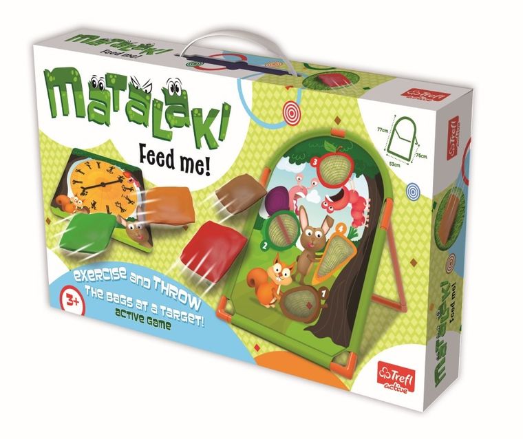 Trefl, Active, Matalaki, Zwierzaki, wersja angielska, gra familijna