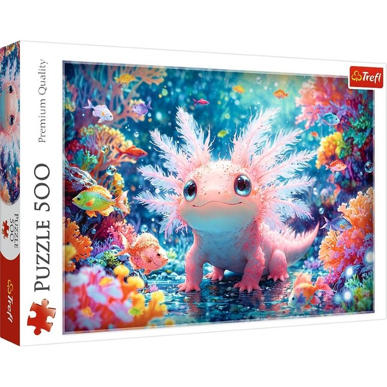 Trefl, Aksolotl, puzzle, 500 elementów