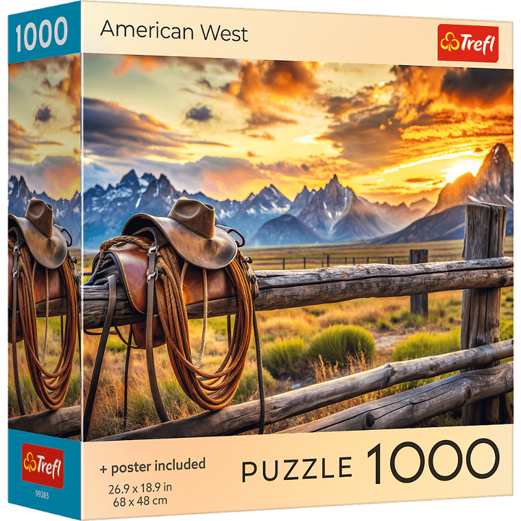 Trefl, American West, USA, puzzle, 1000 elementów