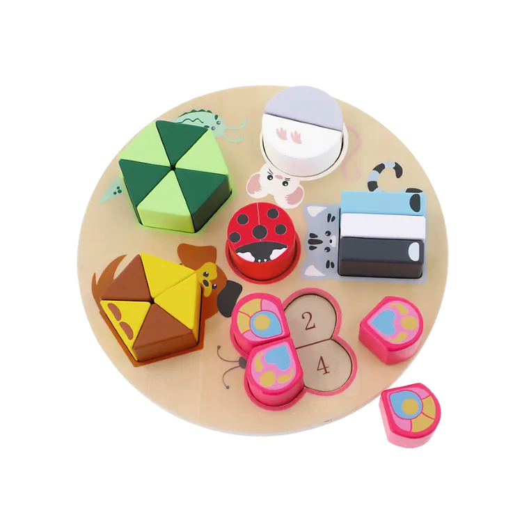 Trefl, Animal Team, zwierzątka, układanka drewniana