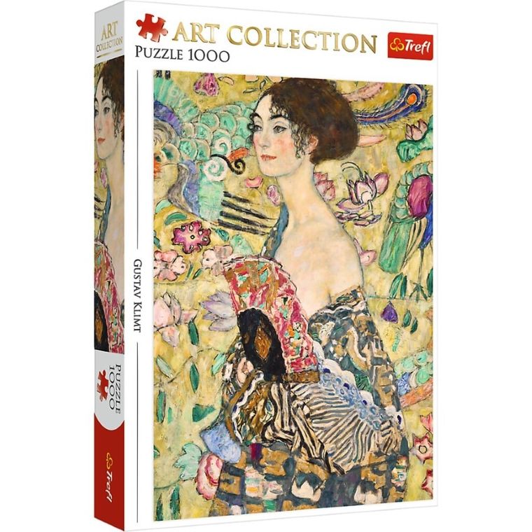 Trefl, Art Collection, Dama z wachlarzem, puzzle, 1000 elementów